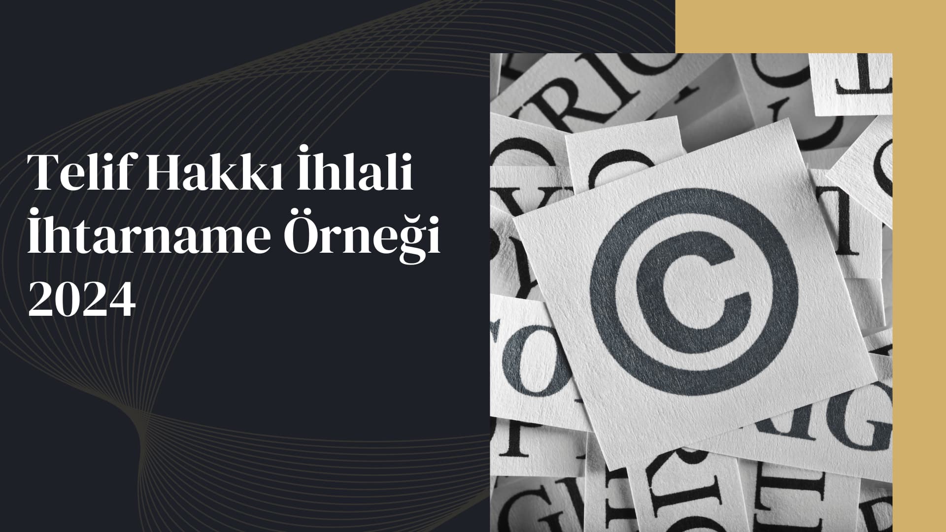 Telif Hakkı İhlali İhtarname Örneği