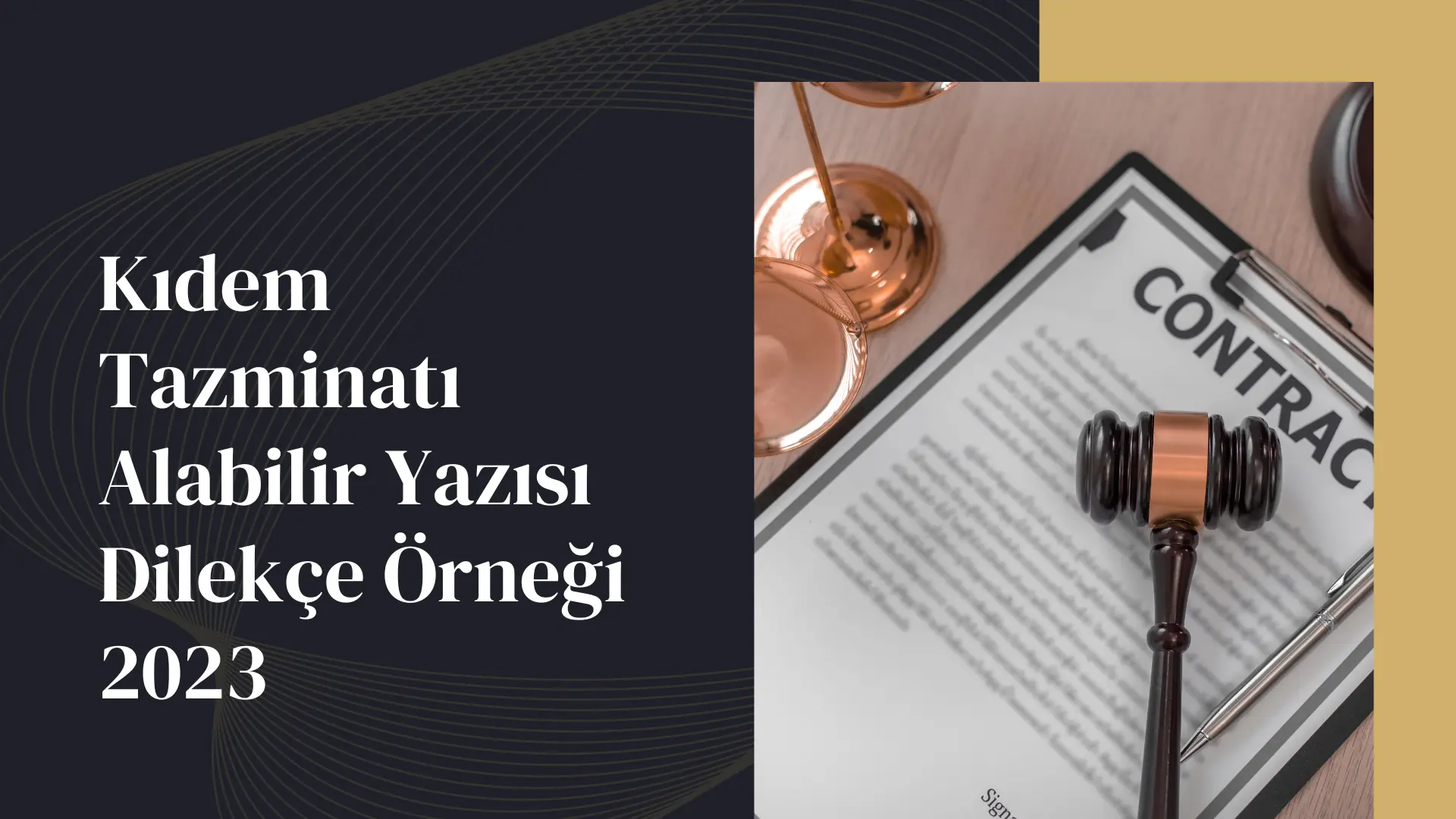 Kıdem Tazminatı Alabilir Yazısı Dilekçe Örneği 2023