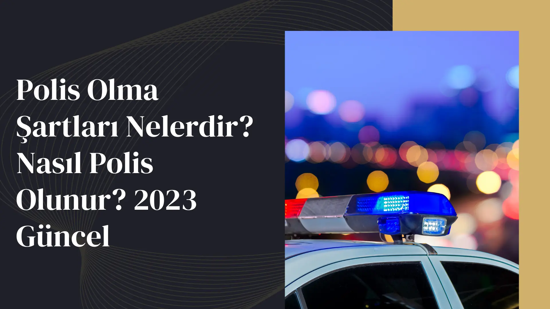 Polis Olma Şartları Nelerdir Nasıl Polis Olunur