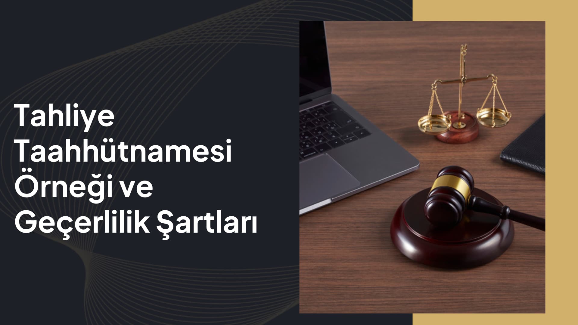 Tahliye Taahhütnamesi Örneği